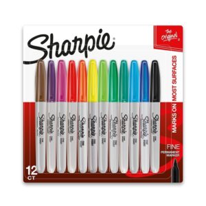 Sharpie Marcadores Punta Fina 12Und Surtido